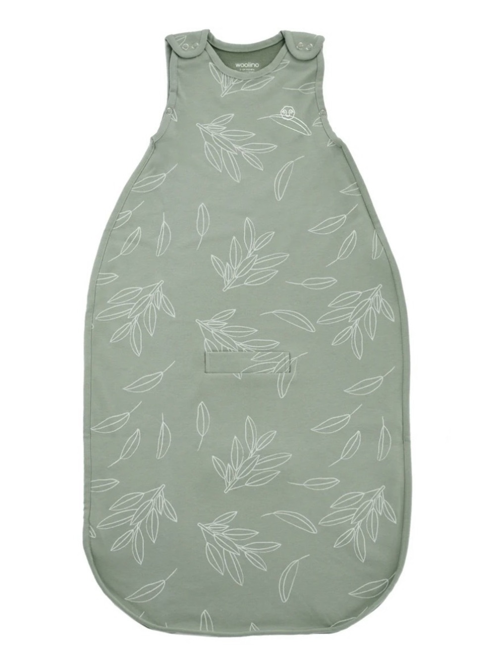 Woolino 4Season Ultimate Baby Sleep Bag, Merino Wool & Organic Cotton, Sage, New